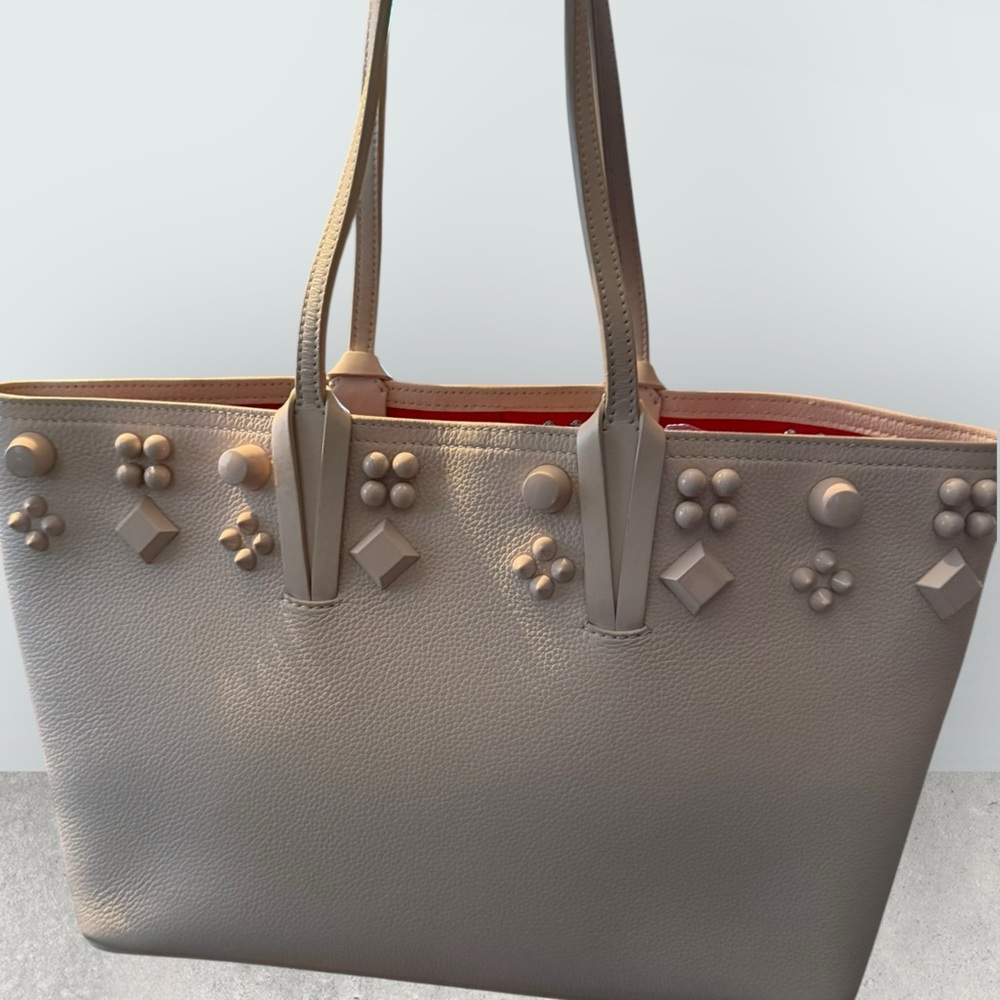 Christian Louboutin Soft Pink Studded Tote